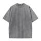 Cross-border Washed Used T-shirt Trendy Brand Pure Cotton Batik Vintage Fried Snowflake Washed Loose Short-sleeved oversiz Printing