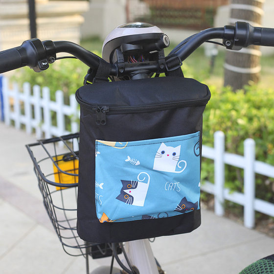 Electric Car Hanging Bag Bicycle Waterproof Hanging Bag Battery Car Storage Bag Storage Artifact Front Storage Bag