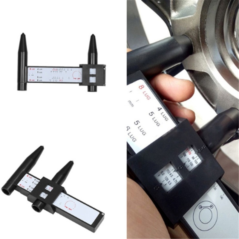 Черный суппорт PCD 8lug инструмент для измерения отверстий ступица линейка ступицы Модифицированная линейка расстояния линейка
