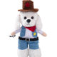 Cross-border pet clothes funny take a knife to transform into a pet puppy Halloween pet supplies dog clothes autumn