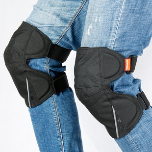 Motorcycle Knee Protector Outdoor Sports Anti-collision Reflective CE Anti-fall Leg Protector Summer Breathable Shock-absorbing Men's Riding Protector