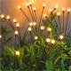 New solar lawn lamp led pneumatic Firefly lamp outdoor courtyard garden plug-in lamp Waterproof camping lamp