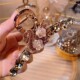 Champagne Swan Rhinestone Clamp