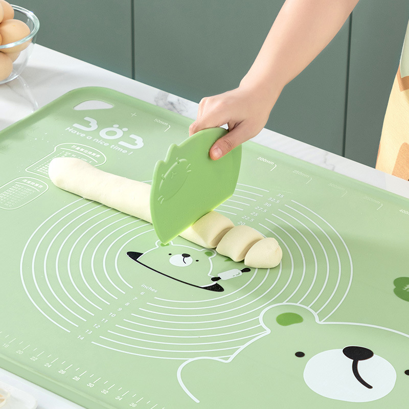Cutting surface scraper knife baking cutting surface knife with scale rice rolls anti-sticking scraper cake pancake food grade scraping panel
