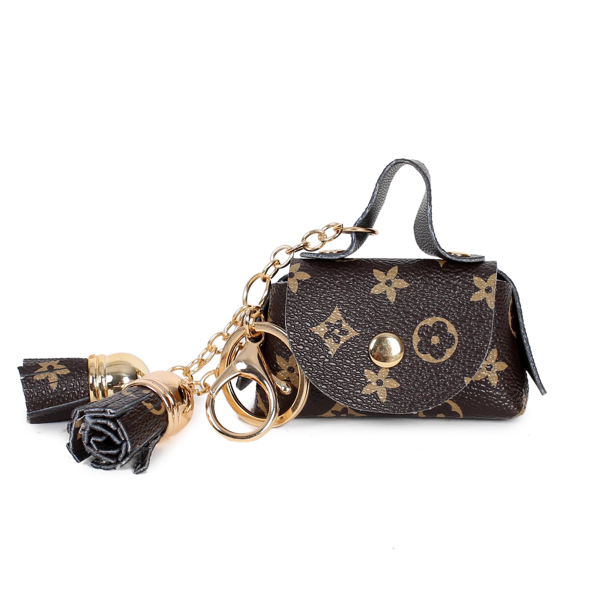 Cute mini leather small bag coin purse earphone bag storage bag presbyopic pendant key card bag key bag female