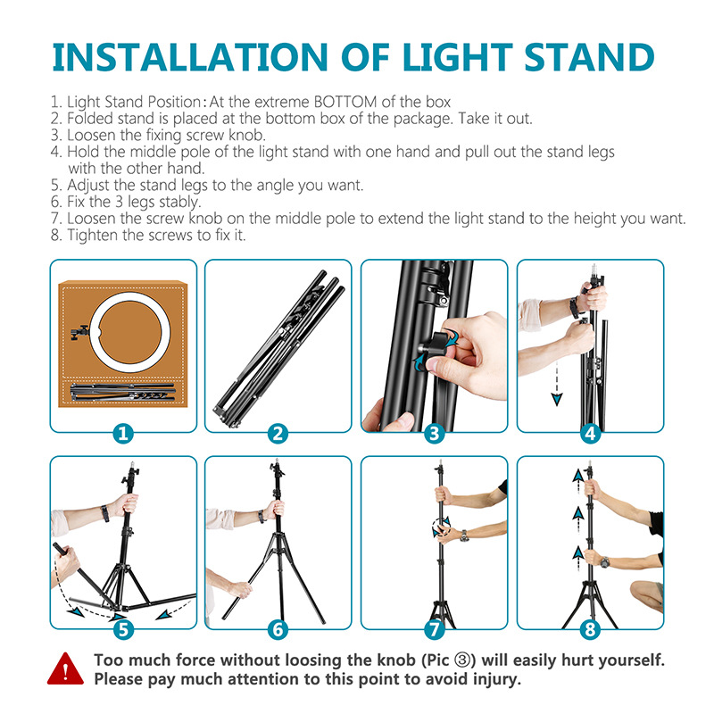 Newer RL-18 inch ring light LED fill light anchor live mobile phone video shooting camera light
