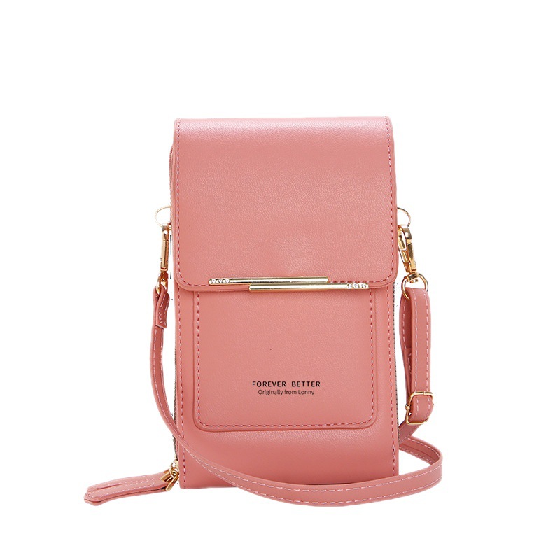 Touch screen mobile phone bag female small crossbody cute small bag fashion key coin pocket Vertical