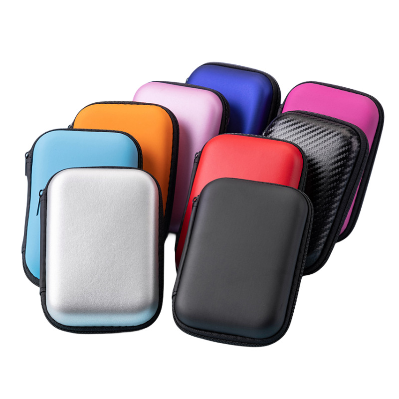 Eva earphone bag 2.5 inch hard disk storage bag mobile power storage box corner widened version 14*10*4cm