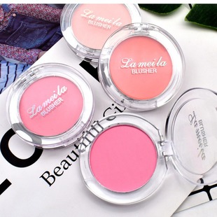 Internet Red Monochrome Student Rouge Blush Plate Naked Makeup Natural Lasting Sun Red Beauty Beginner Light Skin Blush for Women