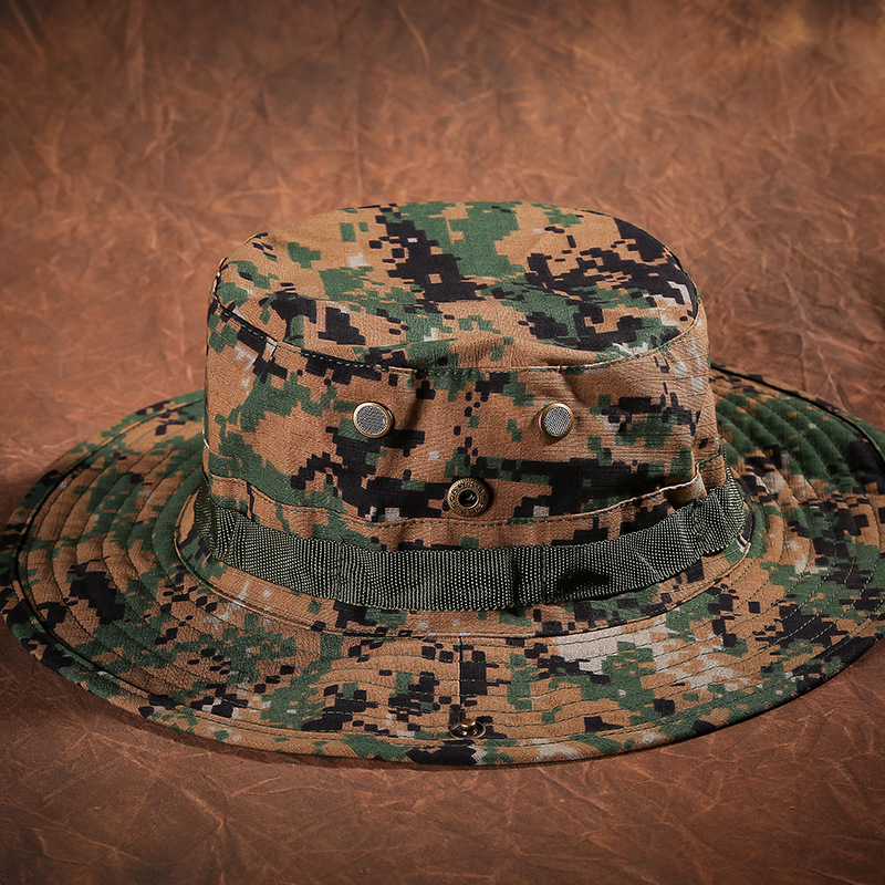 Summer Sunshade Round Edge Hat Sun Protection UV Protection Big Eave Hat Outdoor Mountain Climbing Fishing Big Edge Fisherman Hat
