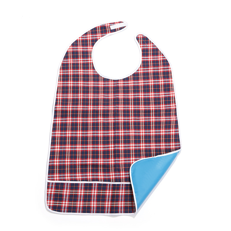 Adult bib double-layer waterproof widened extra large bib bib bib for the elderly special apron for men and women bib