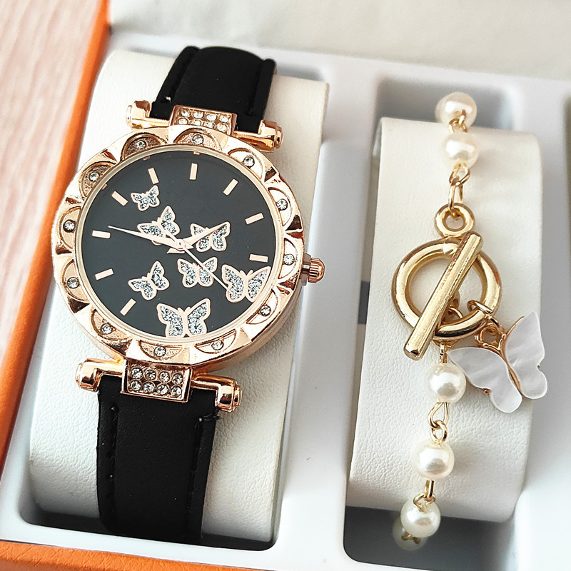 Duoduo cross-border SHEIN hot fashion butterfly women's bracelet watch European and American hot selling matching fashion watch