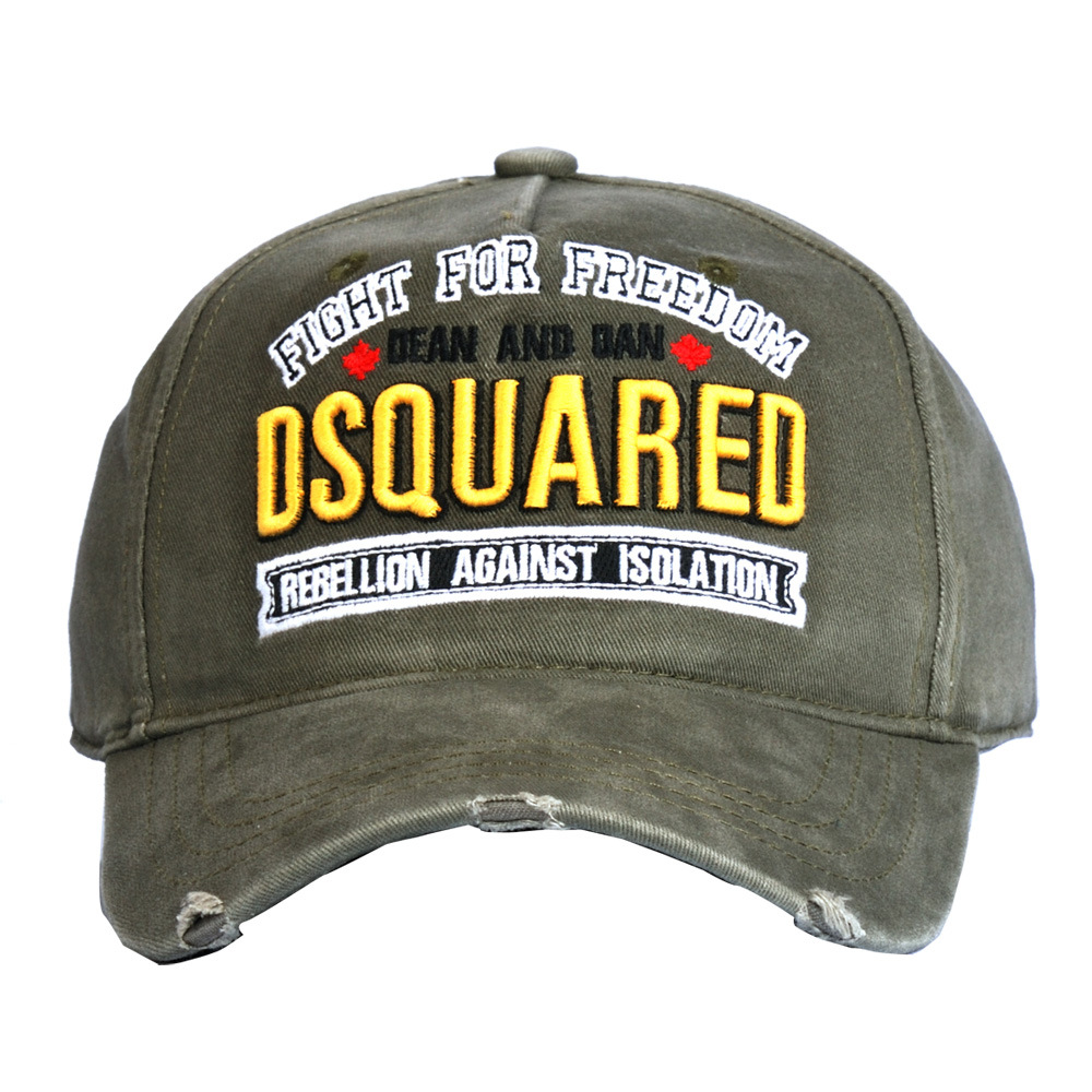 Spring and summer trend DSQ2 hat men and women embroidery letters European and American fashion brand baseball cap cross-border supply generation