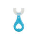 Children's u-shaped toothbrush manual baby 2-3-6-12 years old and above u-shaped mouth soft bristle brushing artifact