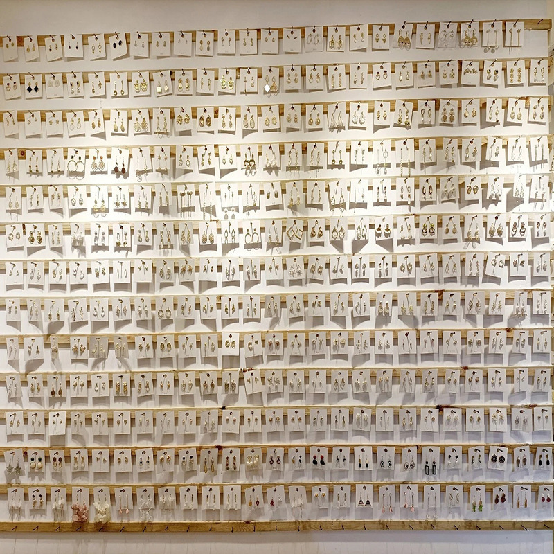 ニードルイヤリング女性のファッショナブルな新しいスタイルトレンディな耳のスタッドジュエリーアクセサリーナイトマーケットの屋台グッズ|undefined