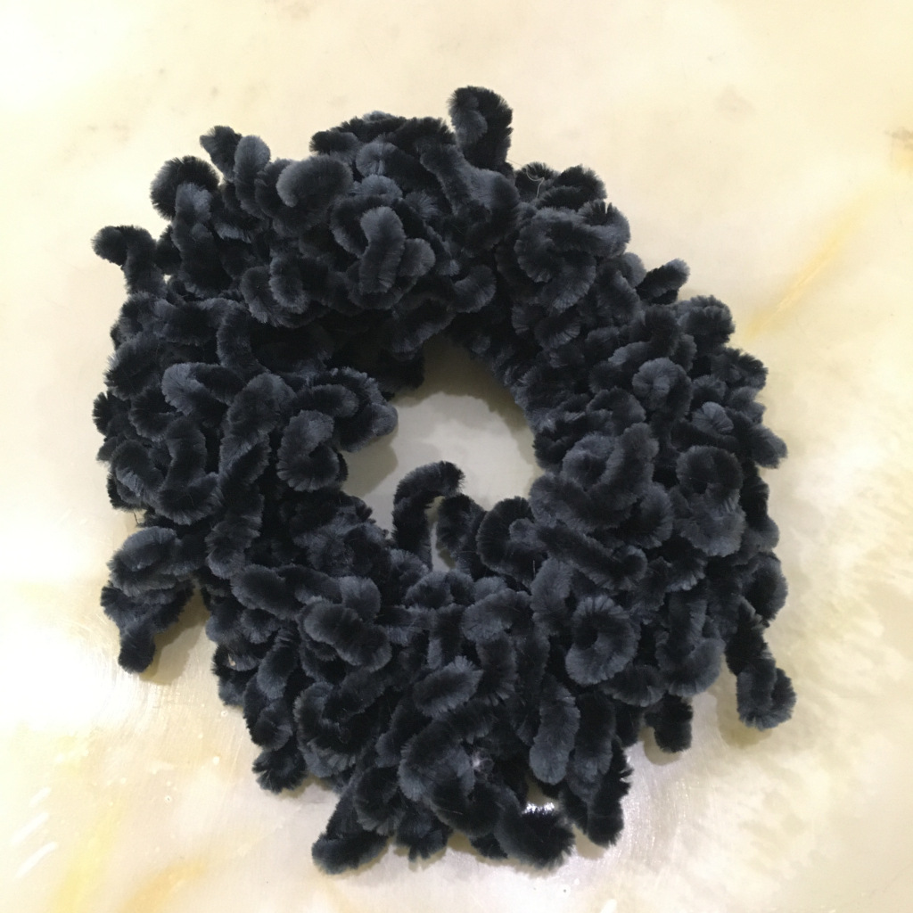 Plush Wool Hair Loop Solid Color Backing Head Flower Indonesian Headscarf Accessories Ethnic Backing Hat Headwear H144