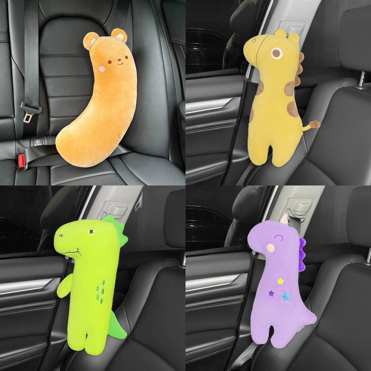 Car safety belt shoulder pad pillow dual-purpose children's cute pillow baby car sleeping pillow shoulder pad