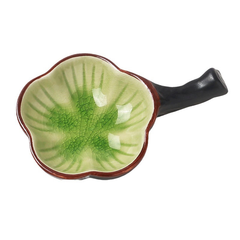 Ceramic Ink Dish Multifunctional Plum Blossom Water Dish Brush Rack Pen Rack Four Treasures of Study for Ink Washing Inkstone