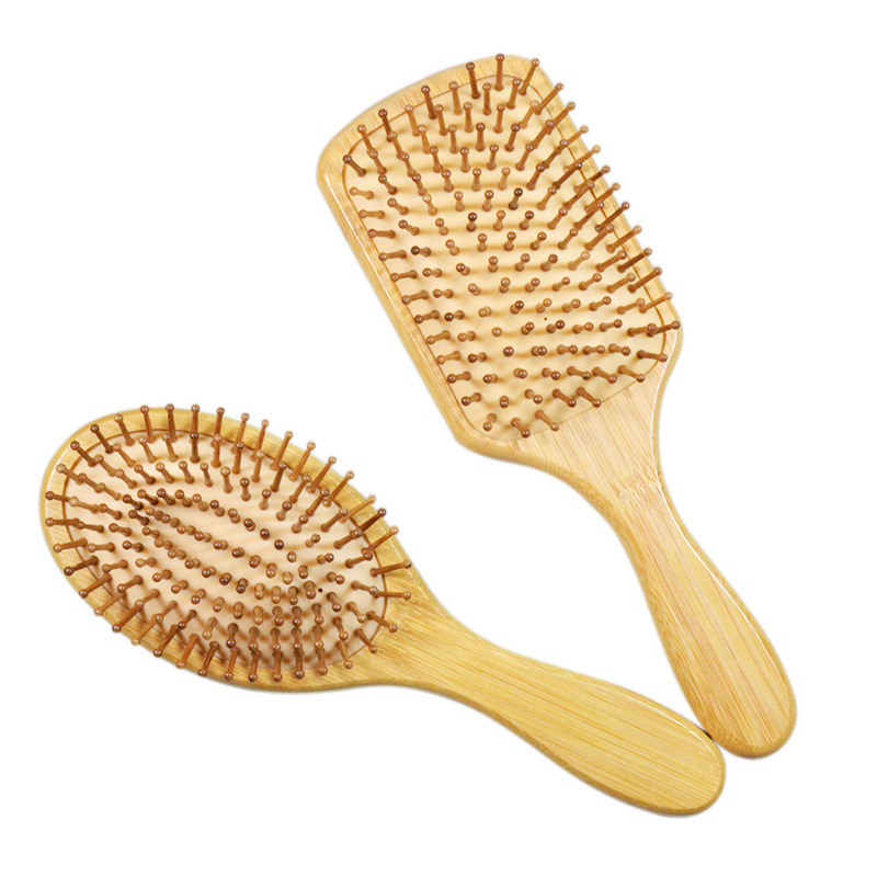 Bamboo air cushion comb anti-static Meridian airbag wooden comb scalp massage hair curler hair comb wholesale