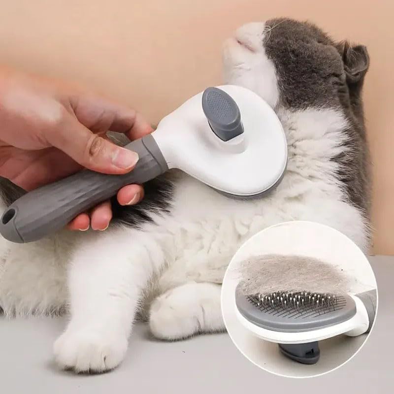 Pet comb to float hair stainless steel needle comb cat open knot comb hair removal artifact dog comb dense tooth comb wholesale