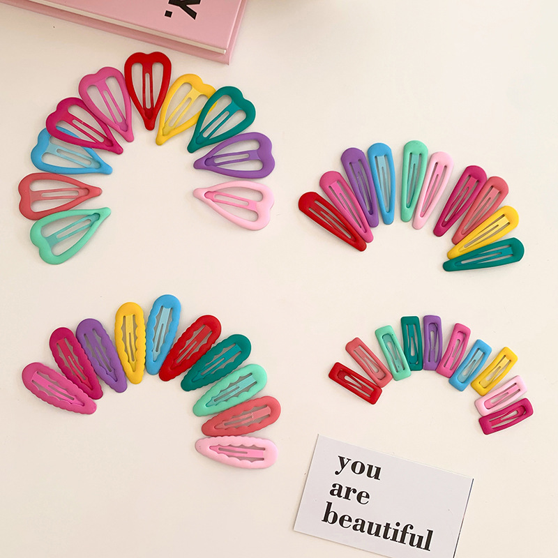 Candy Color Summer Bangs Clip Children's Headwear Side Broken Hairpin Mini Small Cute Babs Clip Instagram Style Hair Accessories