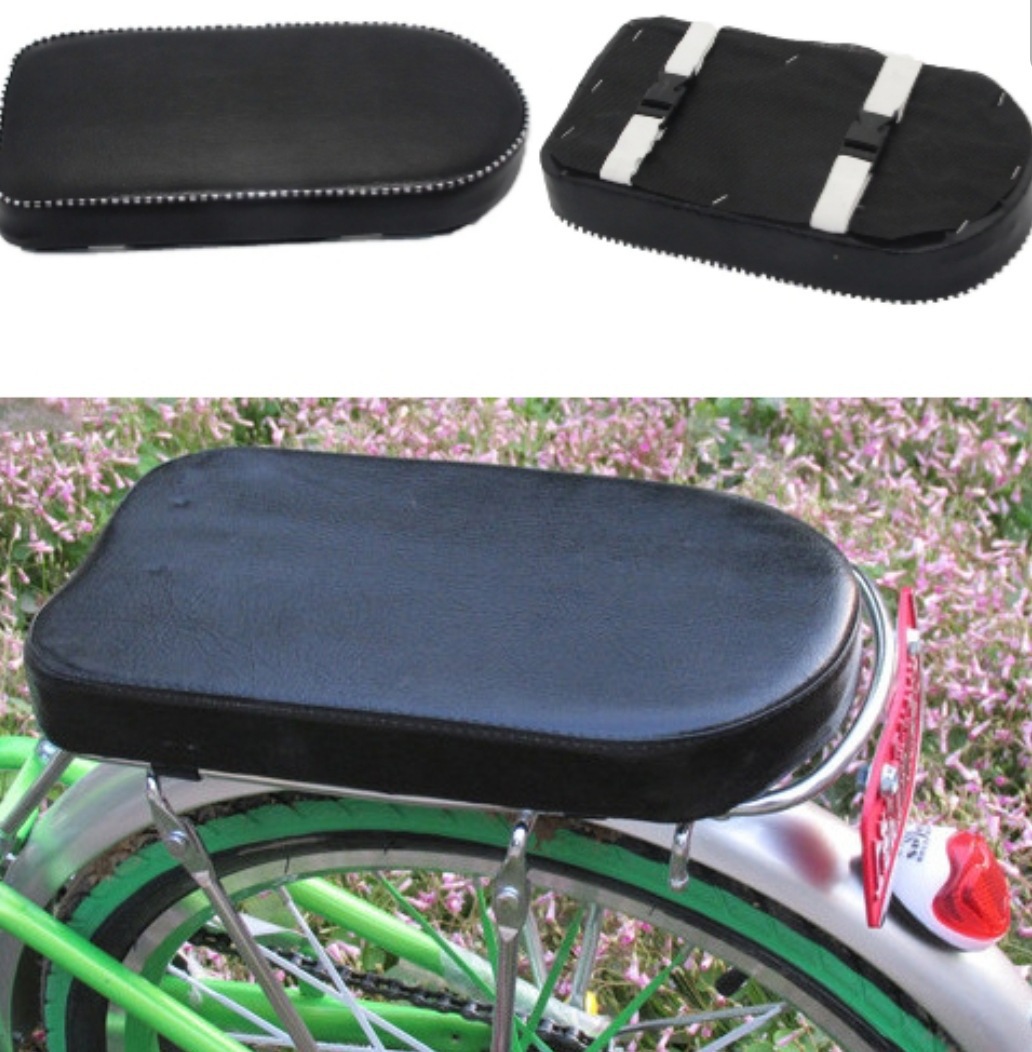 Bicycle Rear Cushion Mountain Bike Rear Rack Seat Cushion with Comfortable Saddle Rear Seat Cushion Accessories