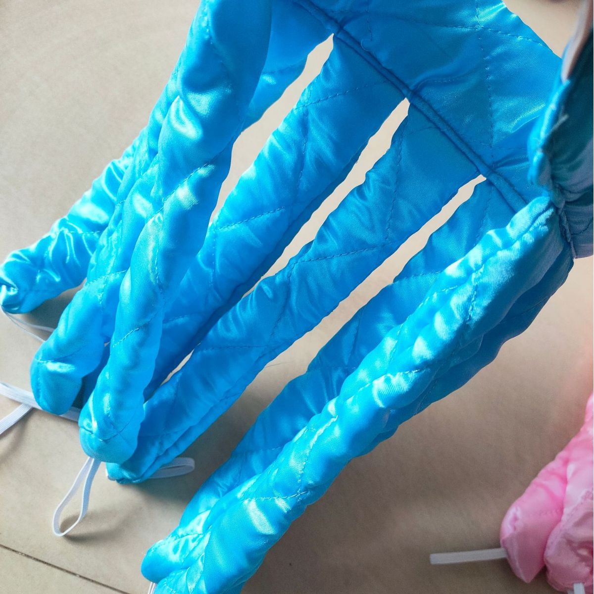 Cross-border Amazon Octopus Lazy No Heat Curling Wand Headband Removable Squid Curling Hair Big Wave Sleep