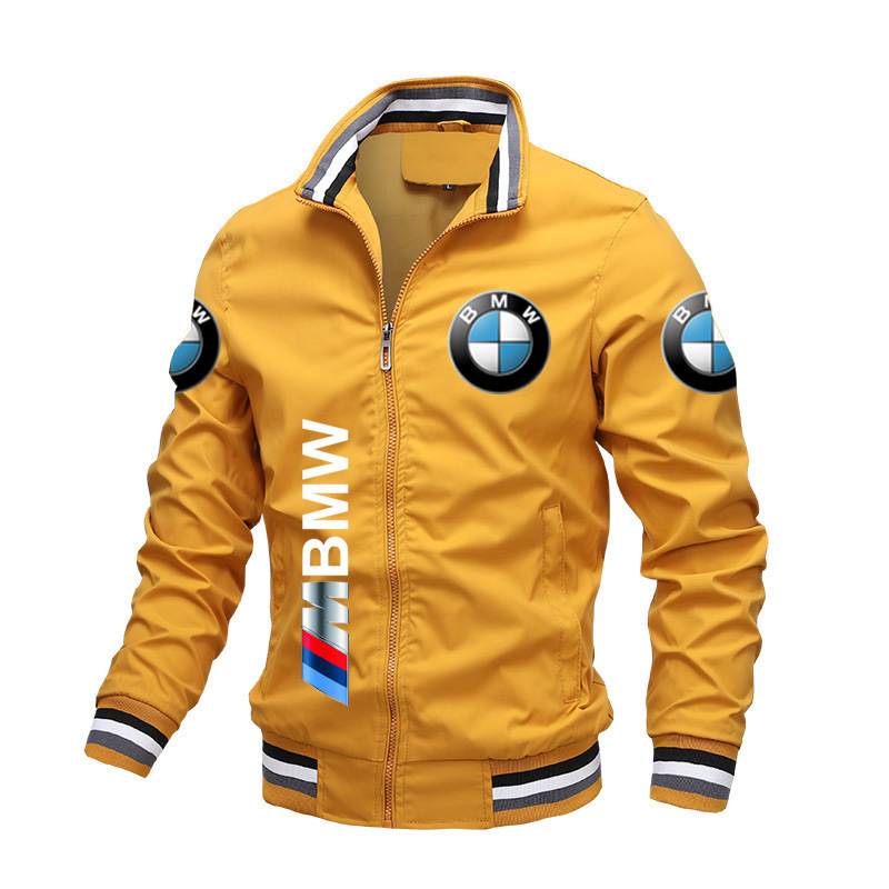 2024 Cross-border New Car Standard Printed Jacket Baseball Suit Outdoor Men's Motorcycle Riding Windproof Jacket Men's Jacket