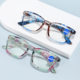 New Jiangnan impression reading glasses fashion Anti-blue light reading glasses wholesale women's gold glasses HD reading glasses