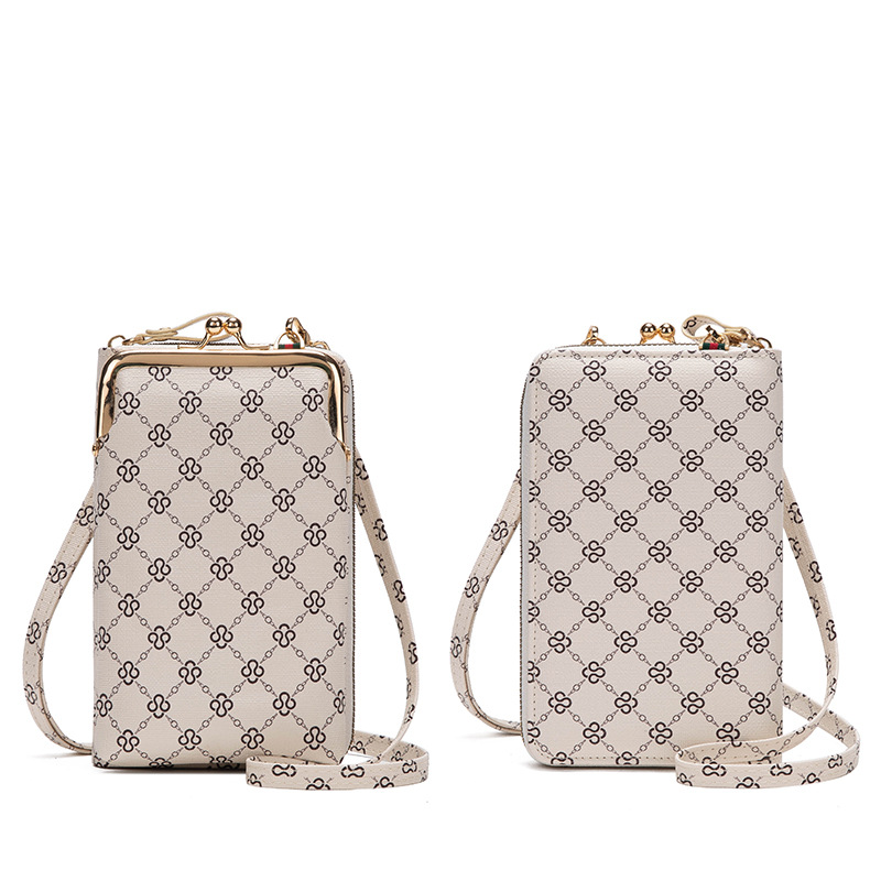 2023 mobile phone bag new fashion ladies presbyopia zipper wallet wholesale multi-function mini mobile phone bag slung