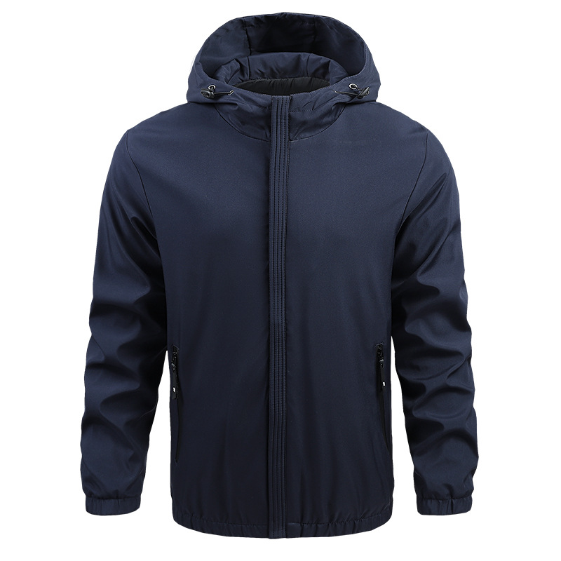 2022 Amazon wish men's hooded casual jacket men's mountaineering jacket windproof outdoor sports jacket men