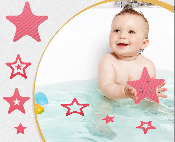 Amazon PEVA stars bathroom floor anti-slip stickers bathtub bath anti slip tape