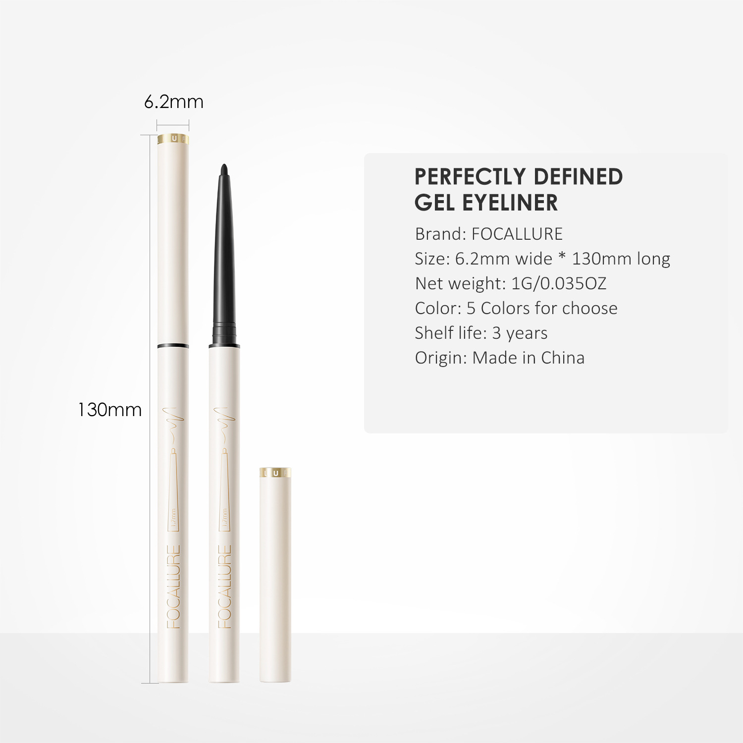 FOCALLURE waterproof eyeliner glue pen FA243