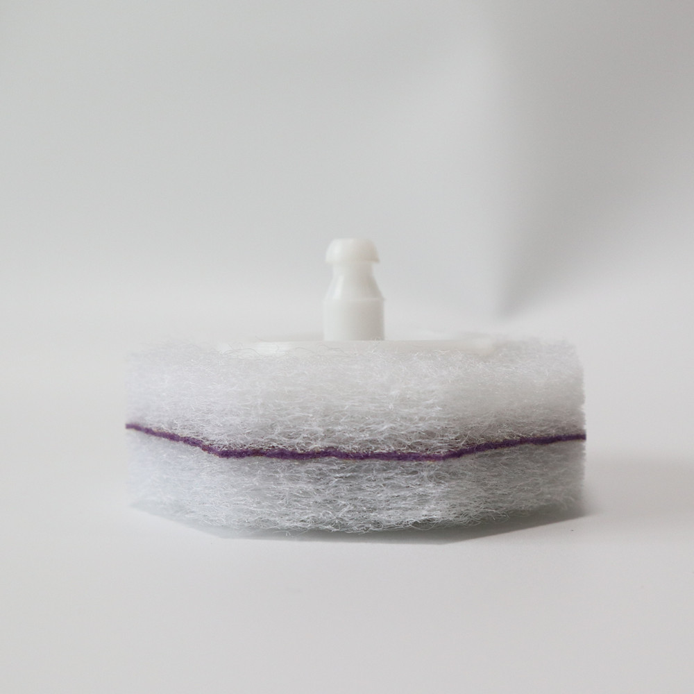 Disposable disposable disposable toilet brush replacement cleaning sponge head replacement sponge head toilet brush with cleaner