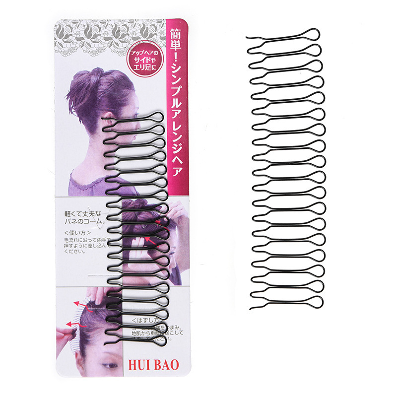 Spot broken hair organizer female children's headdress hair clip top clip back of head invisible bangs fixed comb