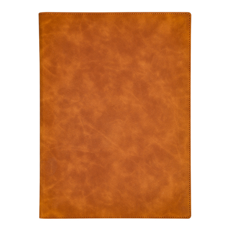 A4 multifunctional business folder leather manager folder leather magnetic contract folder business printable logo signing book