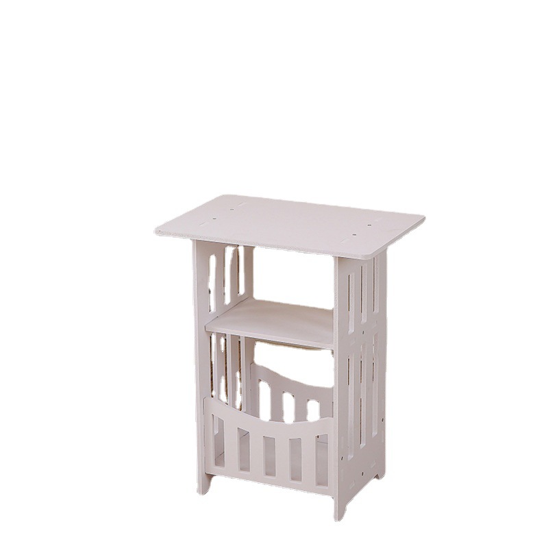 Simple Modern Bedside Corner Cabinet Mini Storage Small Cabinet Multi-function Storage Cabinet Bedroom Simple White Bedside Cabinet