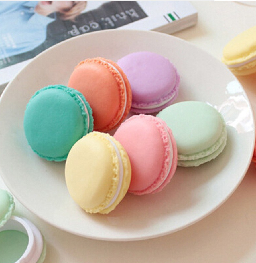 Fresh Macaron Color Mini Jewelry Box Storage Box Colorful Small Necklace Earrings Jewelry Accessories Box