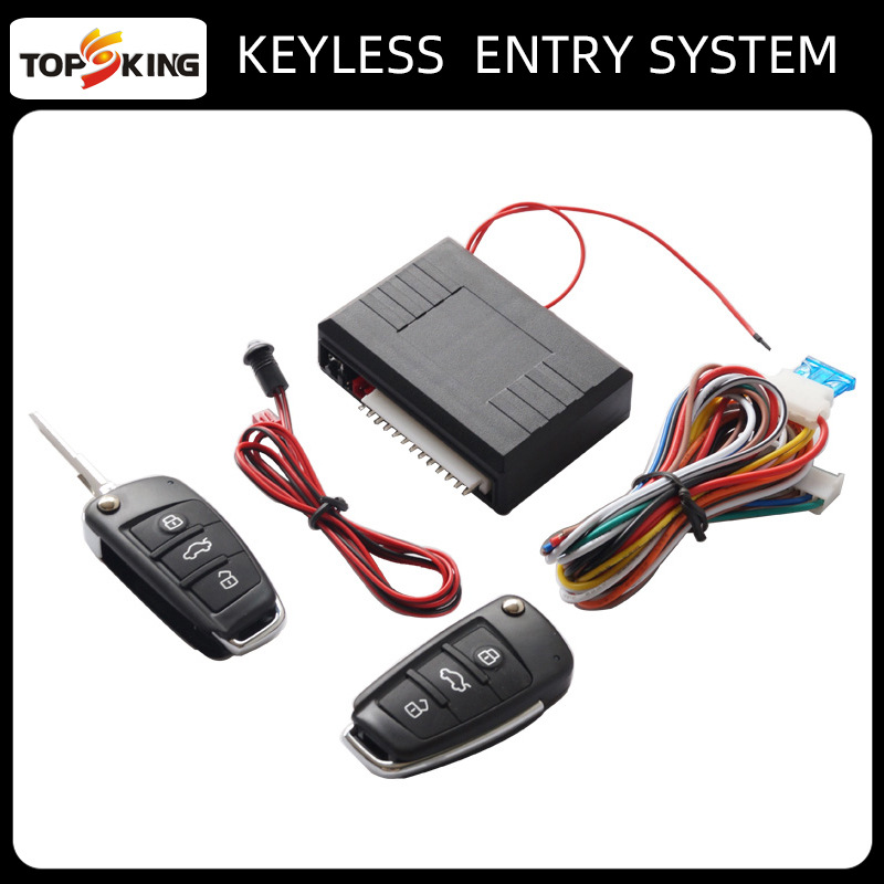 keyless entry12V car remote control central lock key-free entry system with spring key embryo central control door lock