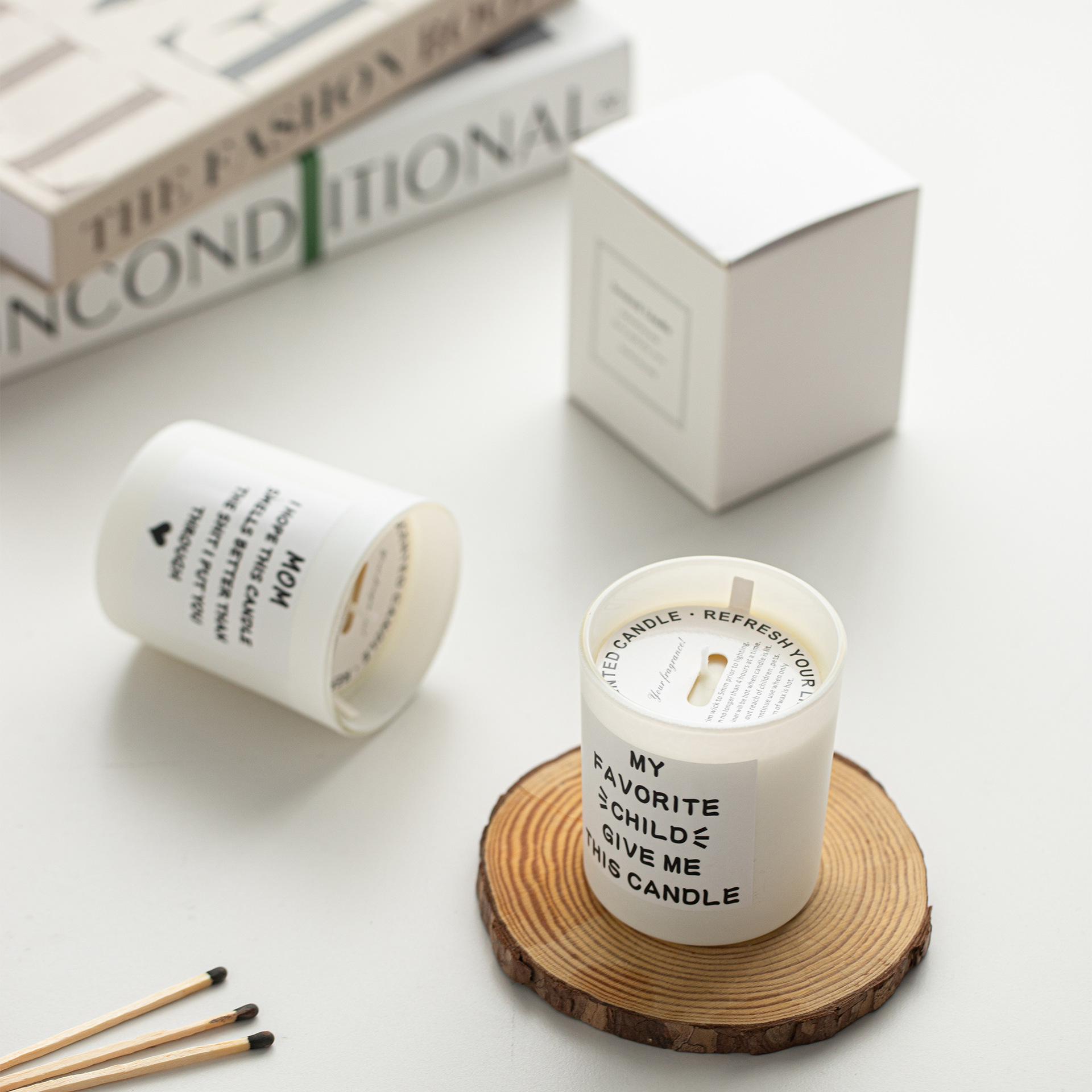 Cross-border e-commerce Mother's Day Thanksgiving Soy Wax Scented Candle Moving House Gift