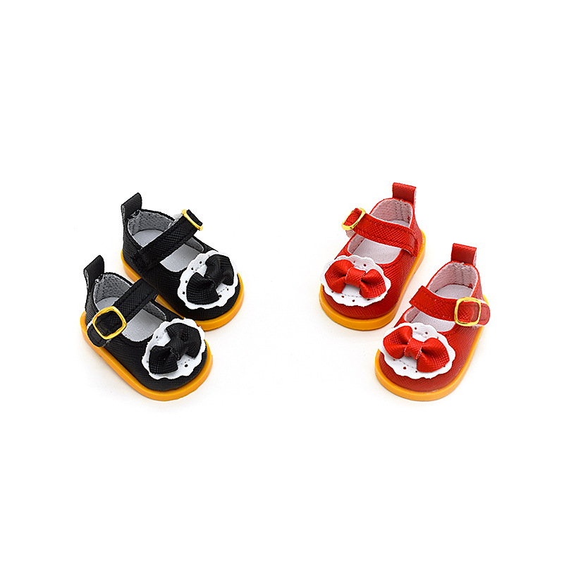 20cm Cotton Doll Shoes Star Doll Leather Shoes Doll Dress Accessories Non-Attribute Butterfly Princess Shoes