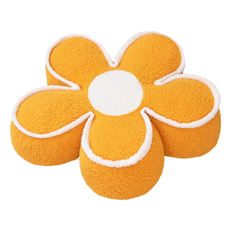 Cute Flower Cushion Butt Cushion Student Chair Back Cushion Sunflower Pillow Bedroom Living Room Sofa Bay Window Cushion