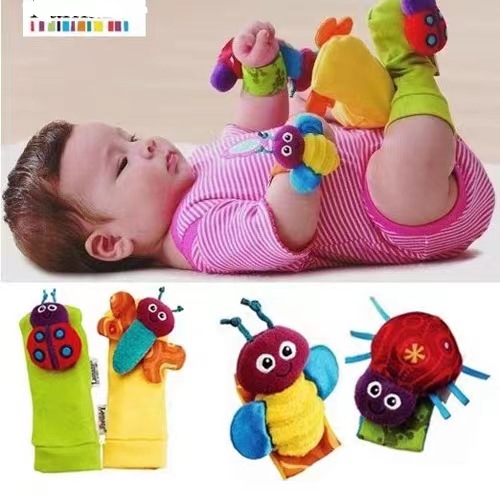 Baby Animal Watch Band Wrist Band Wrist Band Socks Band Rattle Paper Newborn Baby Toy