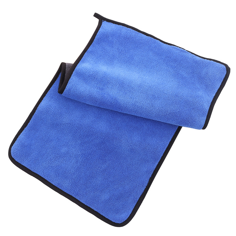 Car wash towel car towel seamless thick kitchen high density coral fleece microfiber cloth cleaning hanging