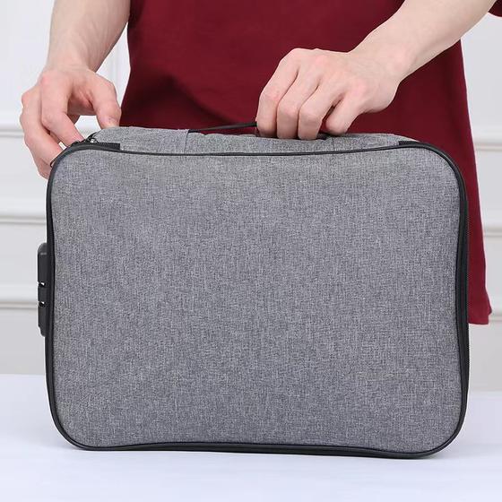 Cross-border Certificate Storage Bag Multi-layer Large-capacity Storage Bag Office Document File Storage Box Preference Bag Certificate Bag