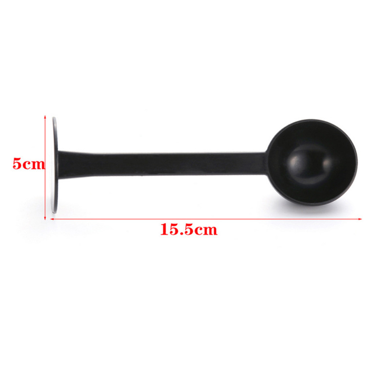 Two-in-one coffee bean spoon coffee measuring spoon 10g standard bean spoon powder pressing dual-purpose bean spoon powder pressing spoon