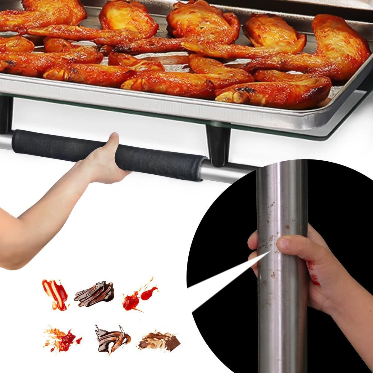 Amazon new refrigerator door gloves shopping cart dust cover supermarket shopping cart gloves sundries car cover