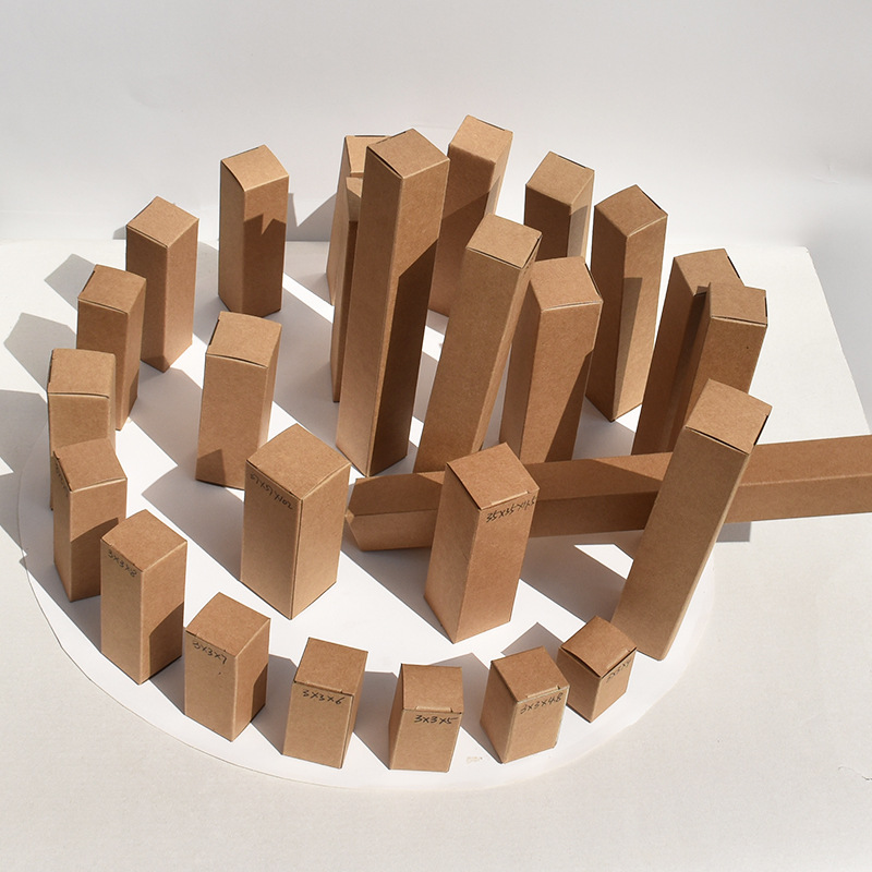 White box spot white cardboard box primary color Kraft paper box black cardboard box small box a hair