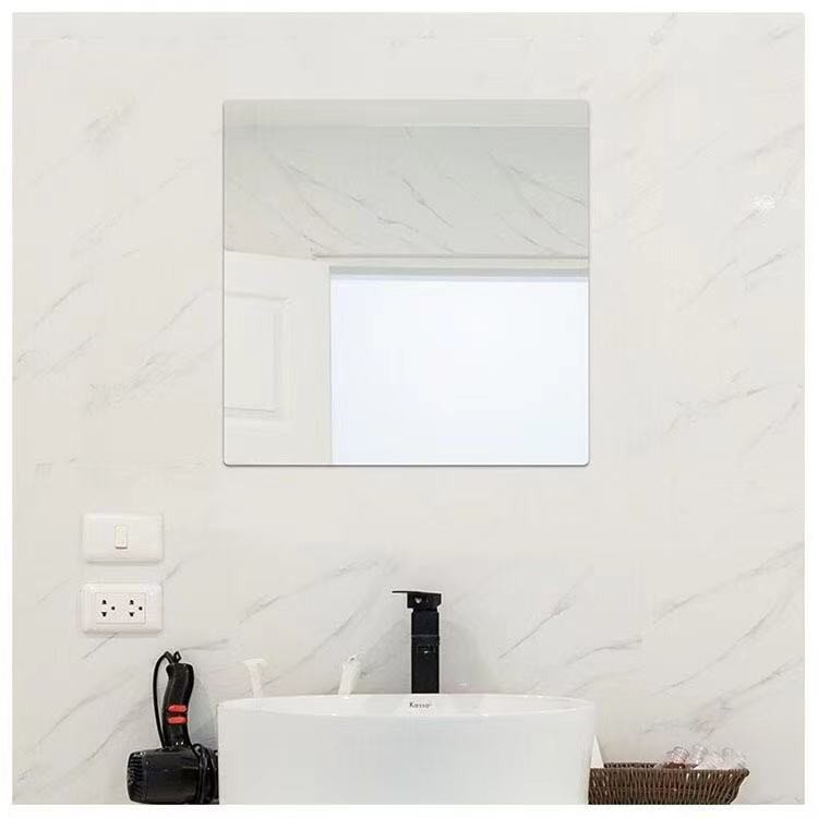 Acrylic DIY Mirror Wall Stickers Self-adhesive Full Body Mirror Bedroom Dormitory Dressed Mirror Stickers Decorative Wall Mirror
