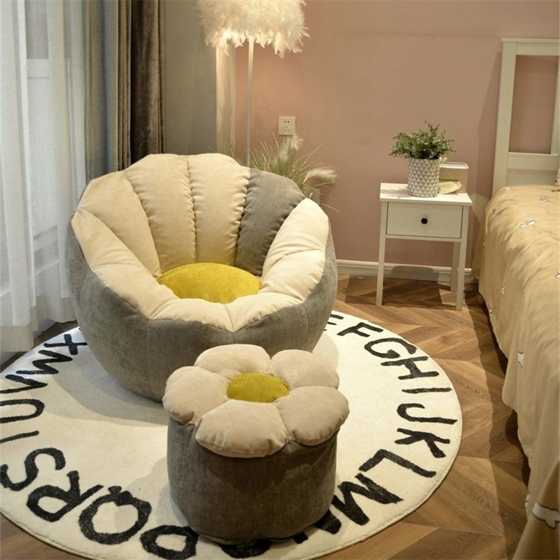 Lazy Sofa Bean Bag Lying Sleepable Balcony Casual Single Chair Red Recliner Tatami Bedroom Small Sofa